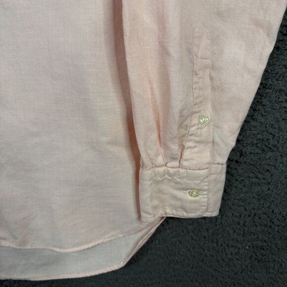 Vintage Gitman Bros Shirt Mens 15.5 34 Orange Button Down Long Sleeve Made USA - Picture 6 of 13